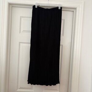 Madewell Crepe pleated Maxi Skirt